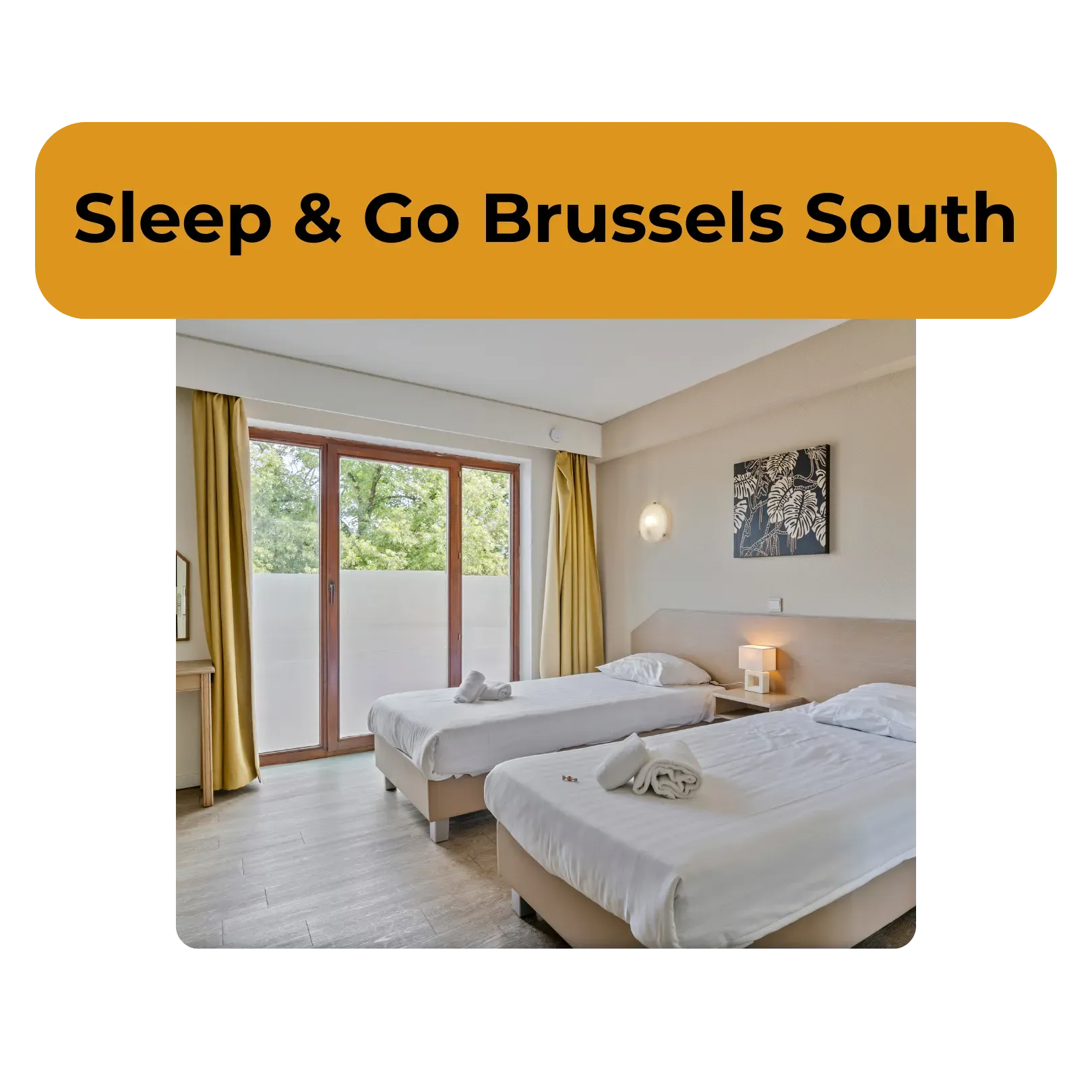 Over Be-Housing | Sleep & Go Brussels South